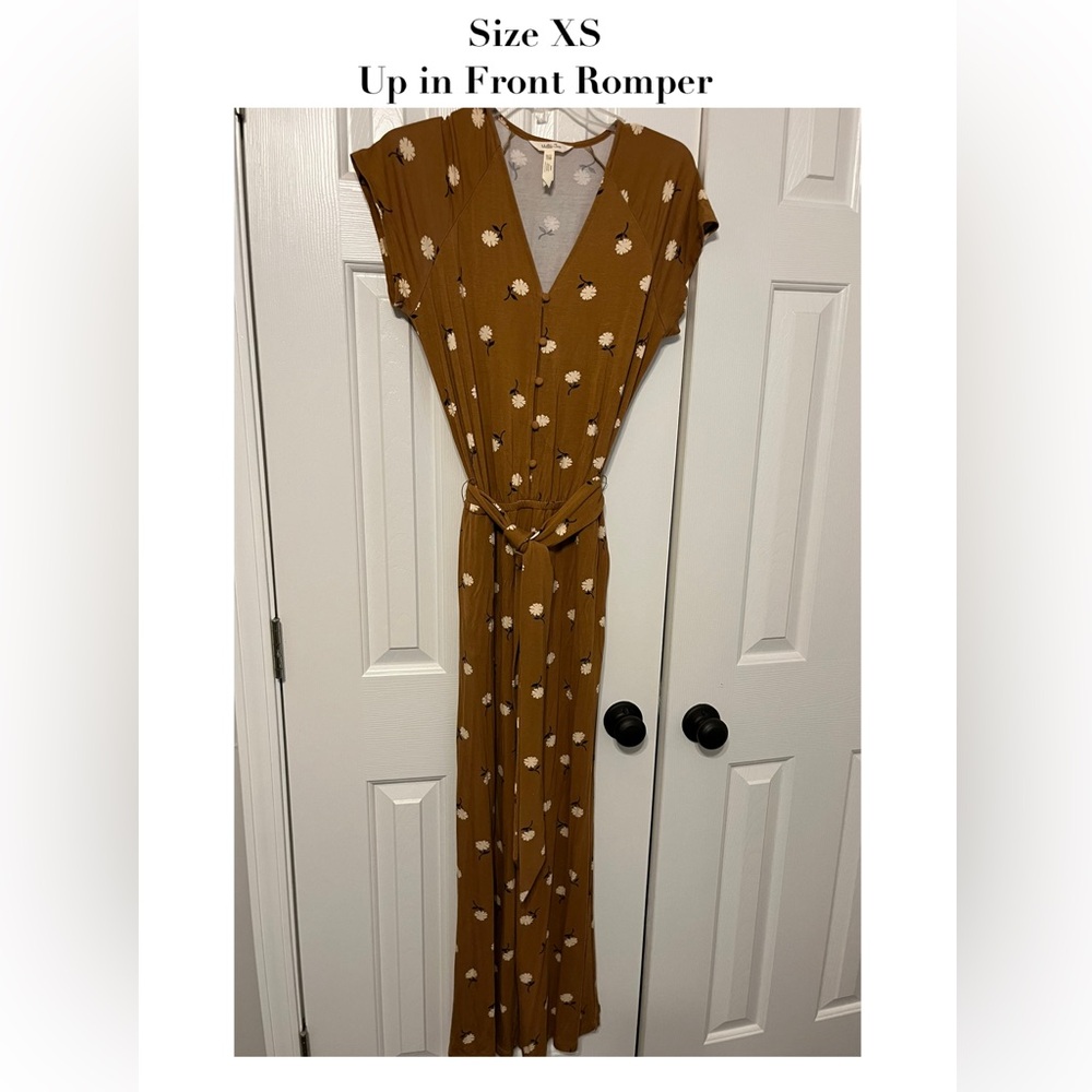 Matilda Jane Up in Front Jumpsuit size XS